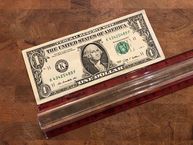 baerpm's tweet image. Life Hack: You are out…you want to measure something at the craft store…or hardware store…or any store…Don’t have a ruler? Pull out a dollar bill, and you have a perfect 6 inches! How cool is that? #hackinglife