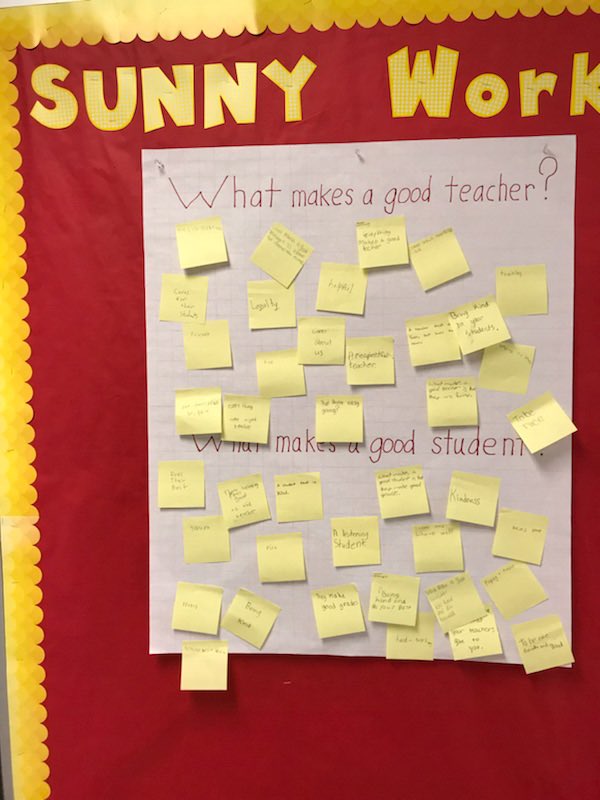PDGreenIII's tweet photo. Just a few of the things that make a good teacher and a good student: caring, funny, trust, and respect. @DCESCougars @lcssus #lcsspride https://t.co/nM87yWW5oy