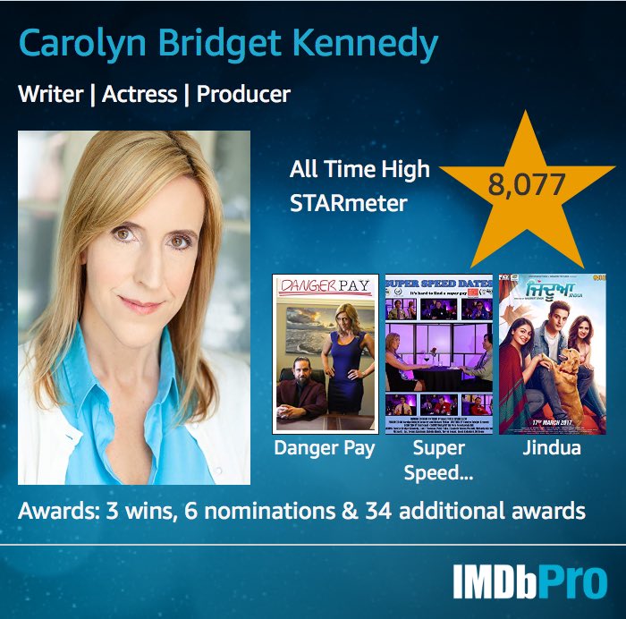 Check out all the recent updates to my IMDb profile, including new biography, photos, and more! 😊 imdb.me/carolynbridget…

#actor #actress #writer <a href="/CarolynBKennedy/">Carolyn Bridget Kennedy</a> #losangeles  #comedy #drama #IMDb