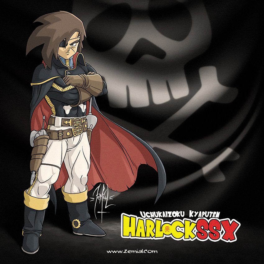 ZeMiaLWorld's tweet photo. After some weeks past on rush on several projects I finally grant myself a little re-Creative Interlude... What do you think ? ^^ #Dragonball #Dragonballsuper #Toriyama #Albator #Harlock #Matsumoto #fanart #SSX #Crossover #AndIf
 https://t.co/3uLk521HWW https://t.co/T6MBO9UZv1