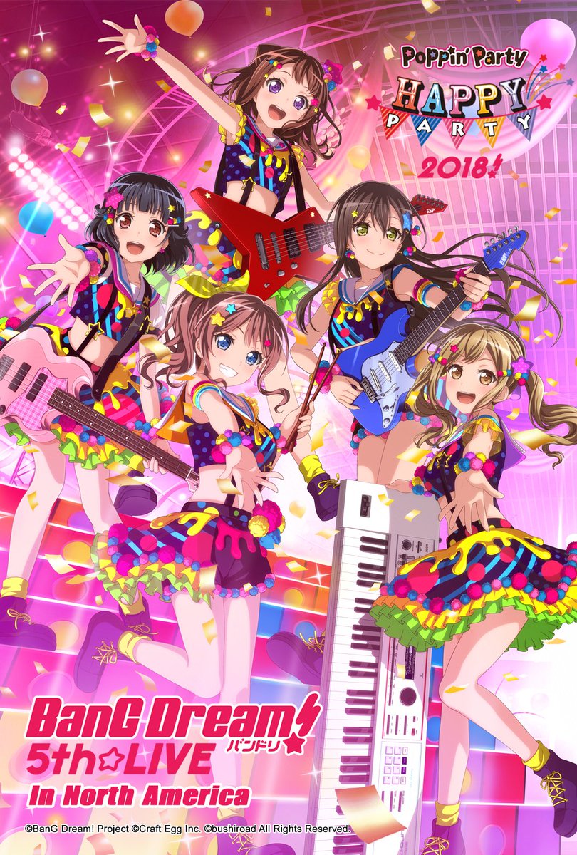 Azoland Pictures We Are Thrilled To Announce That Bang Dream 5th Live Dv Will Be Screened In Select North American Theaters Poppin Party Happy Party 18 On Sep 8 Roselia Azoland Pictures We Are Thrilled To Announce That Bang Dream 5th Live Dv Will Be Screened In Select North American Theaters Poppin Party Happy Party 18 On Sep 8 Roselia