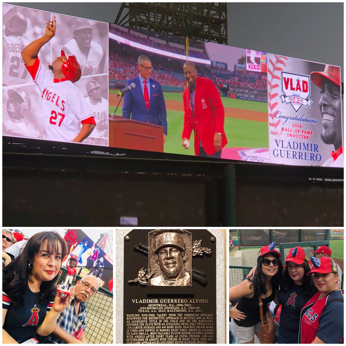 anda_alma's tweet photo. A milestone for @Angels our @VladGuerrero27 1st Angels inducted @baseballhall . Glad I got to be here for the memorable moment @HalosUnited #TheHaloWay #VladHOF #Baseballmemories https://t.co/XQOjGcwkKY