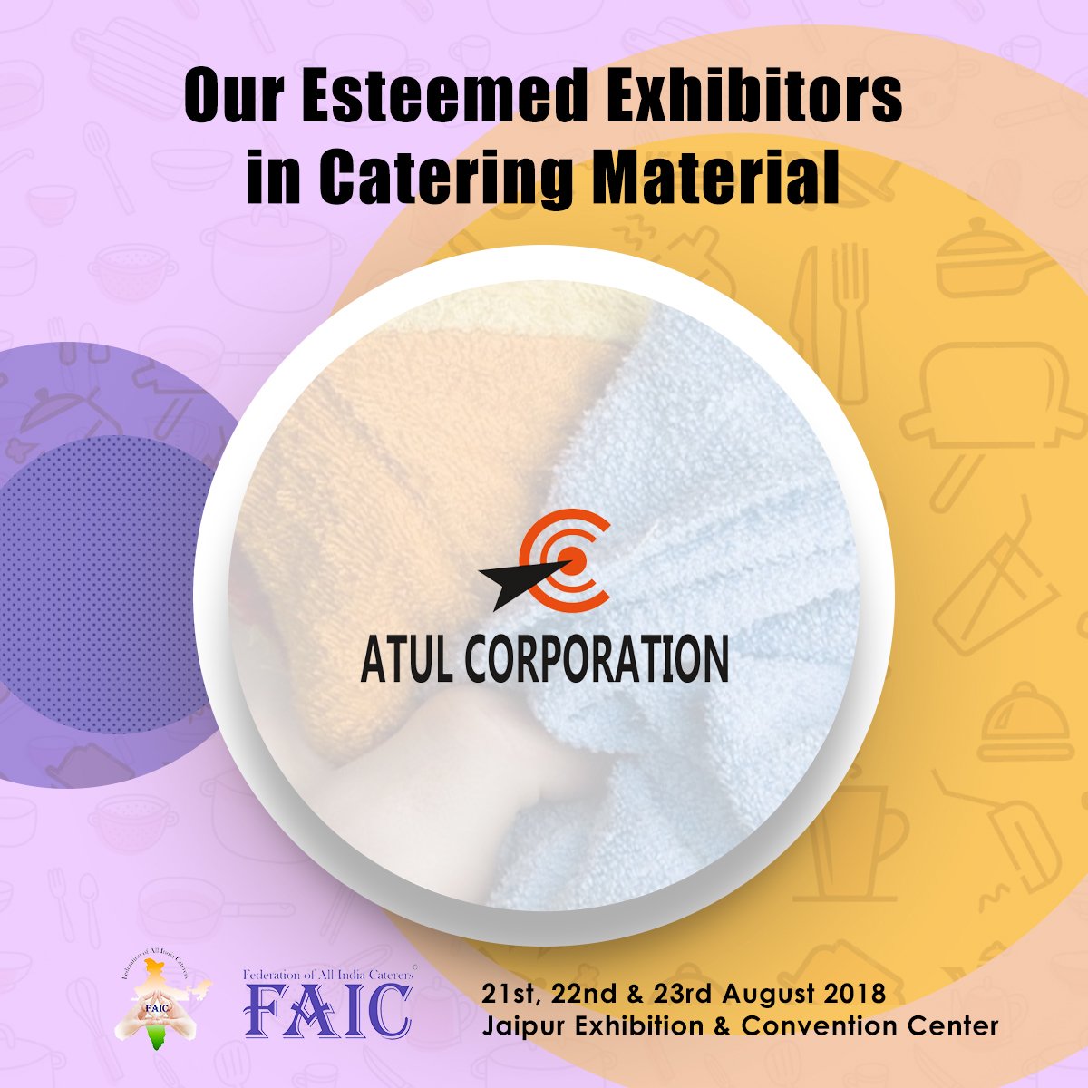 FaicIndia's tweet photo. Our esteemed exhibitors in Catering Material https://t.co/iuuZSRoutw