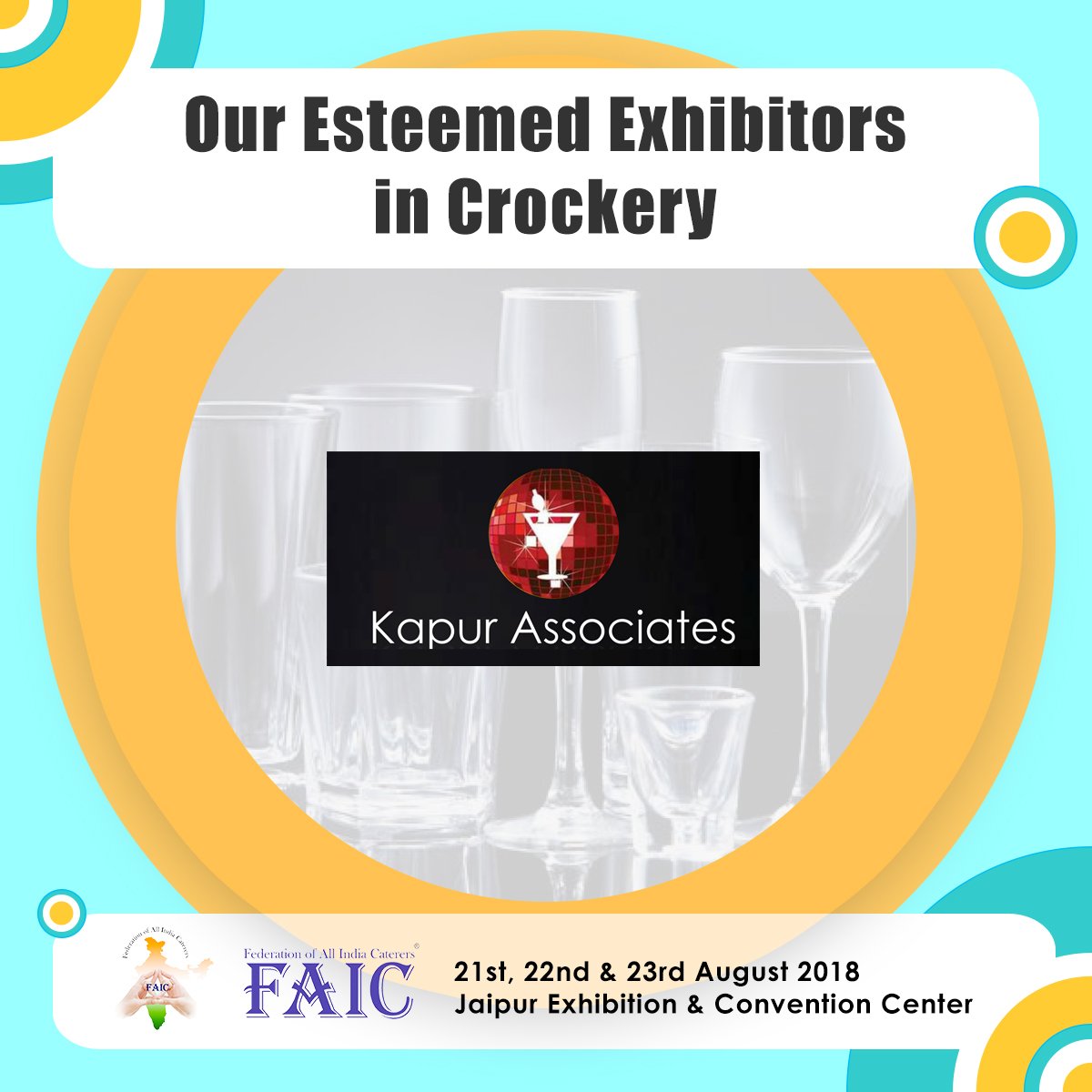 FaicIndia's tweet photo. Our esteemed exhibitors in Crockery https://t.co/5SC5Qcgdxi