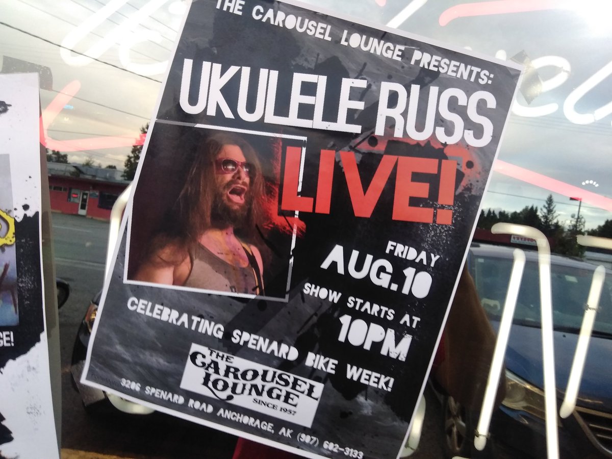 UkuleleRuss's tweet photo. Tune in to my twitch channel in twenty minutes! 

Bike week! 

https://t.co/5tzjj9tzih https://t.co/juADrSzdSf