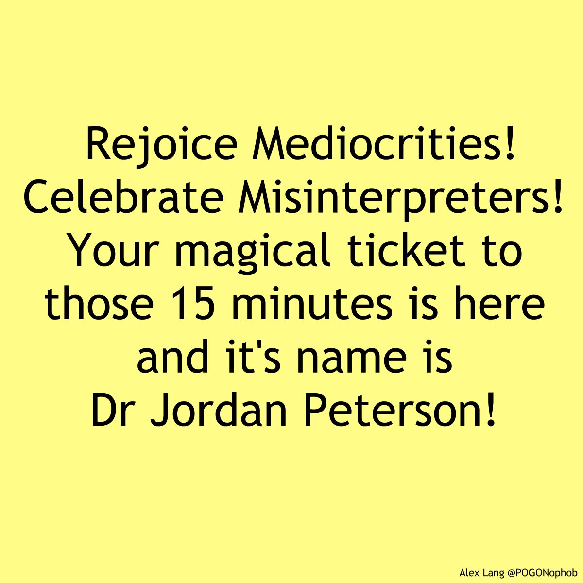 POGONophob's tweet image. Wo-hooo! Choo-Choo! Everybody on JP board!  
@jordanbpeterson #JordanPeterson #12rules