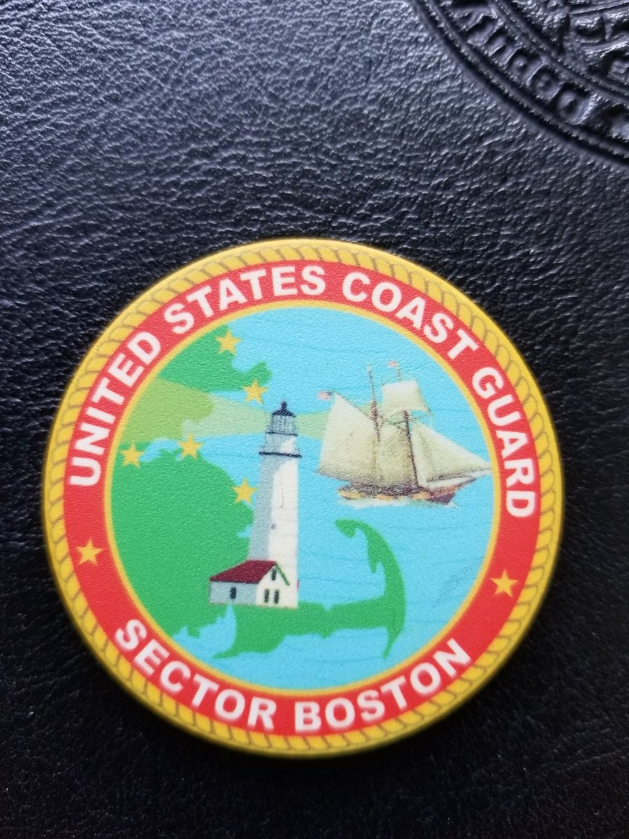 Boston_Light's tweet image. Received a challenge coin today from VIP and love the #Lighthouse on one side. Thank you Captain of the Port @USCGNortheast for visiting Boston Light and @USCGAux