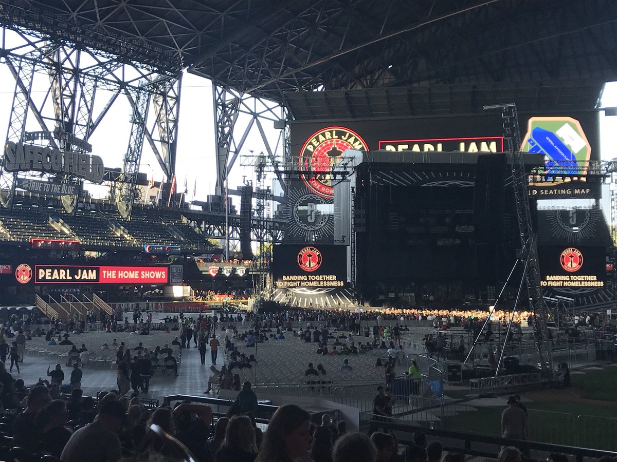 Safeco Field Pearl Jam Seating Chart