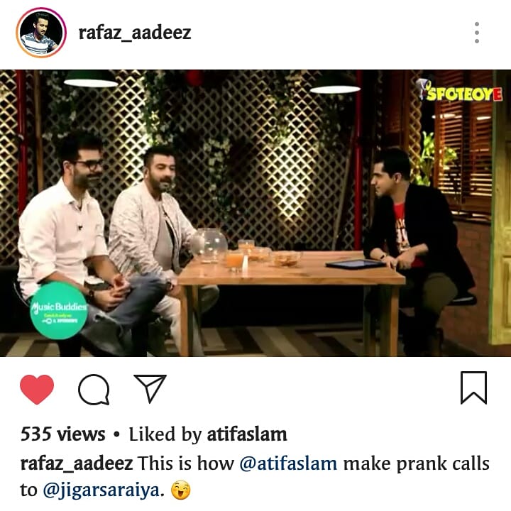 Rafaazzzzzz's tweet photo. 4th like from @itsaadee  ❤.

Alhamdulillah ❤

#Atifaslam #aadeez #AtifaslamInstagramLike https://t.co/wlFtB9rIkZ