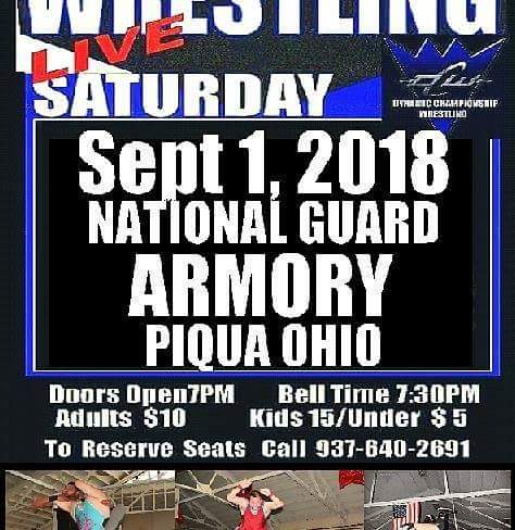matt_vandal's tweet photo. Busy few weeks coming up. DCW tomorrow at the Miami county fair. Bell time 4 o'clock. Next Saturday its LSC: Retribution in Lebanon. And then Sept 1st it's DCW at the Piqua National guard armory #prowrestling #GingerHammer #prowrestler https://t.co/8GPtmlWbkP