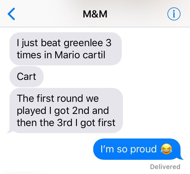 Carmagical's tweet photo. I would just like everyone to know my sister found this important enough to tell me 😂 https://t.co/yoi7wqSTxu