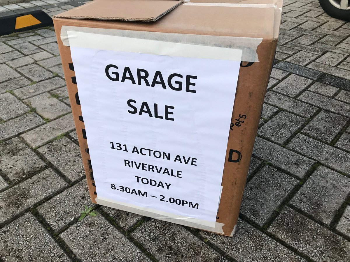 Kaarakin's tweet photo. Time for a garage sale! Get down to 131 Acton Ave Rivervale today or tomorrow, grab a bargain and help our wild native black cockatoos as well. https://t.co/WdVvTsxTi7