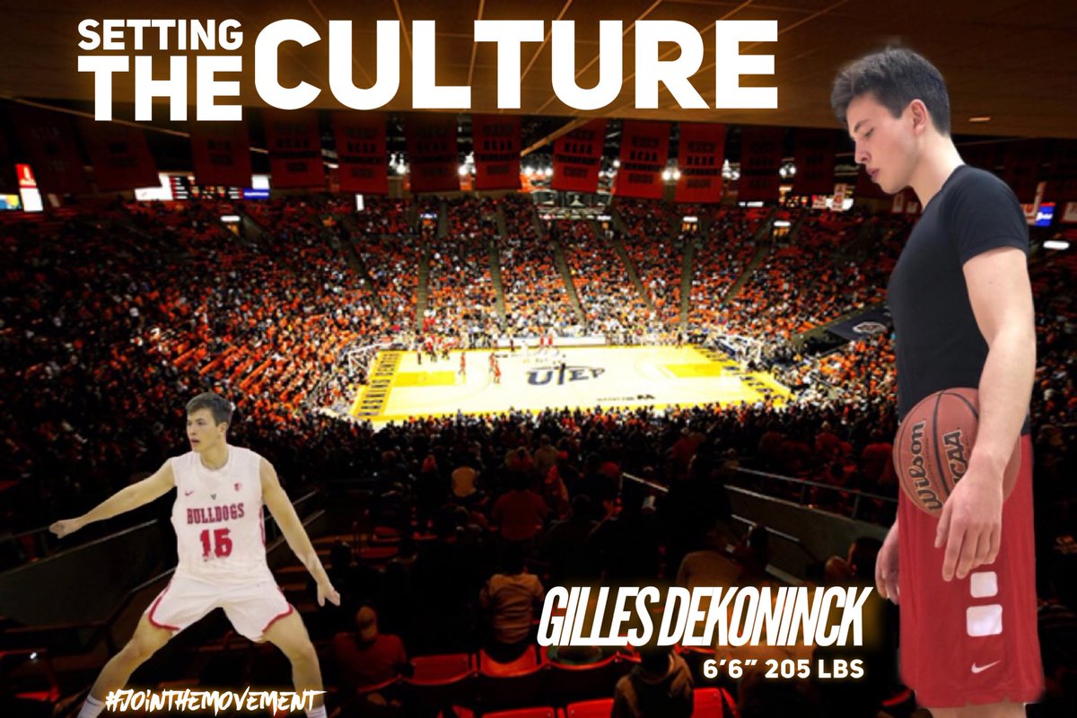 PickAxeSocial's tweet photo. UTEP 🏀 gonna have a little international feel this year as Gilles Dekoninck (@GtheKing14) joined @RodneyTerry and made his way to El Paso! Dekoninck originally comes from Belgium 🇧🇪 y’all go show him some love and give him a follow!! #NewEraUTEP #SetTheCulture https://t.co/k0aqVnopZB