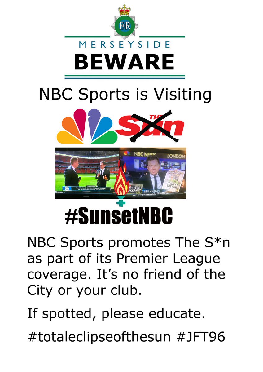 Sunset NBC tweet media
