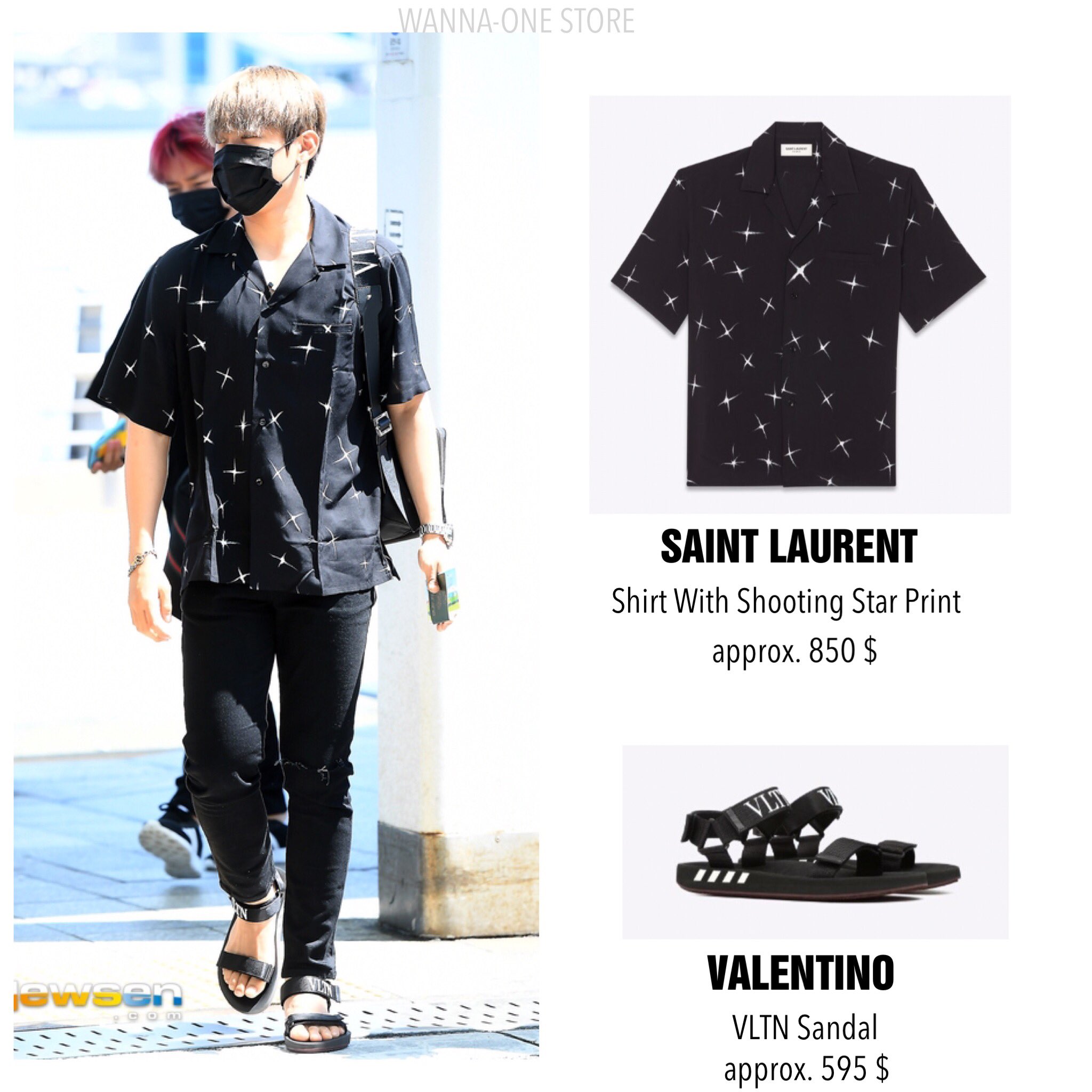 Saint laurent シューティングスターシャツ 37 | www.jarussi.com.br