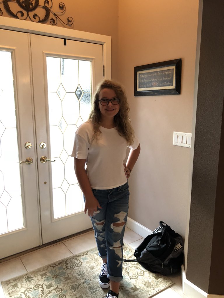 MelodyKocsis's tweet image. What?😱 8th grade already.🤦🏼‍♀️ Where did all the time go? #babynomore #firstdayof8thgrade