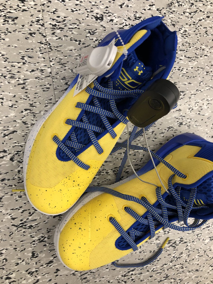 Steph Curry shoes at ROSS. People fed 