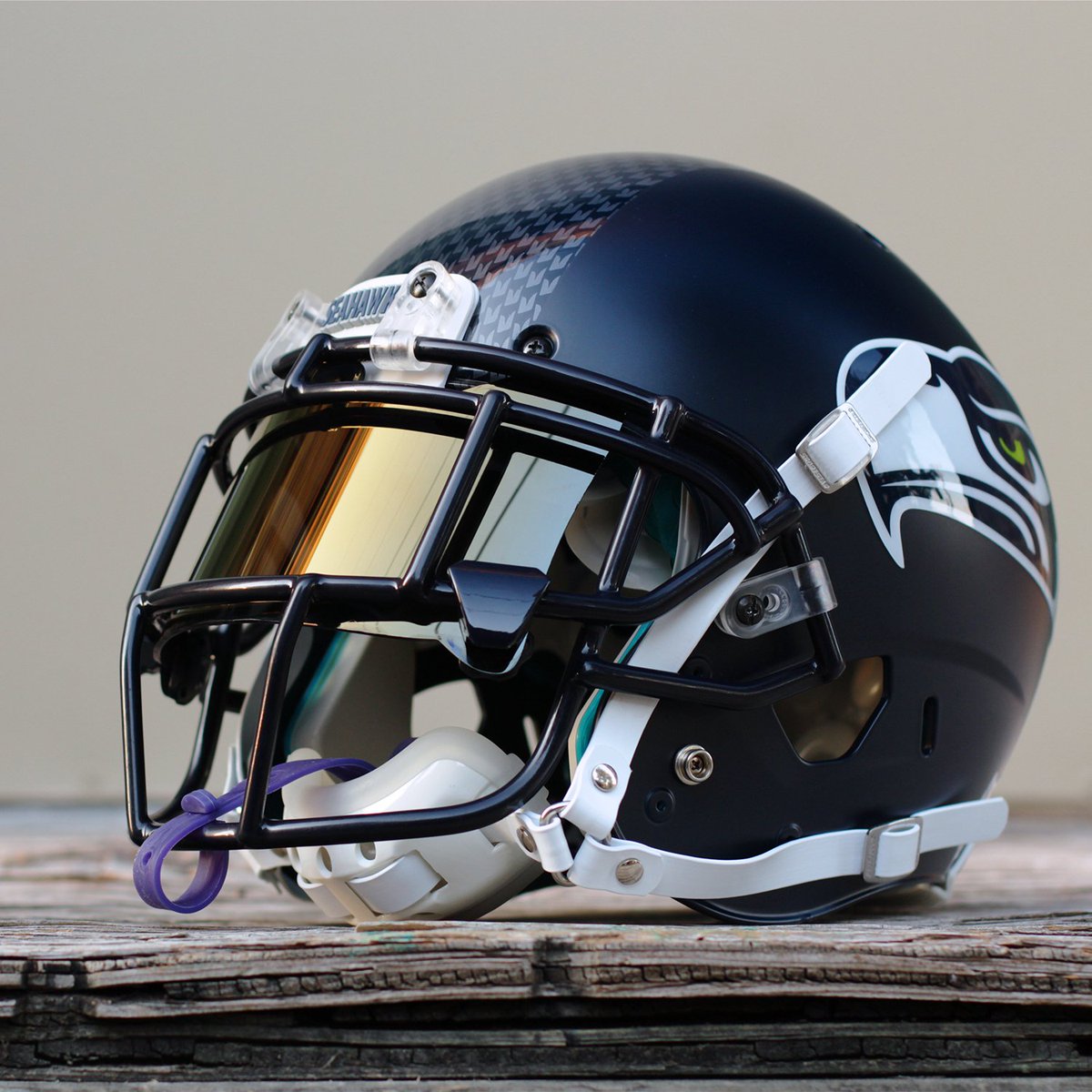 _empiregraphics's tweet photo. Another Marshawn Lynch lid added to the collection. Very accurate build. Even includes the real Seahawks stripe that is actually hydrodipped onto the shell. Very happy with this one. #Seahawks #beastmode #gohawks https://t.co/OIrnp1vMZg