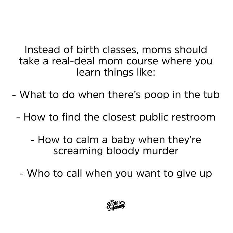 These are things we all need to know. #momlife #parentingprep via @ScaryMommy