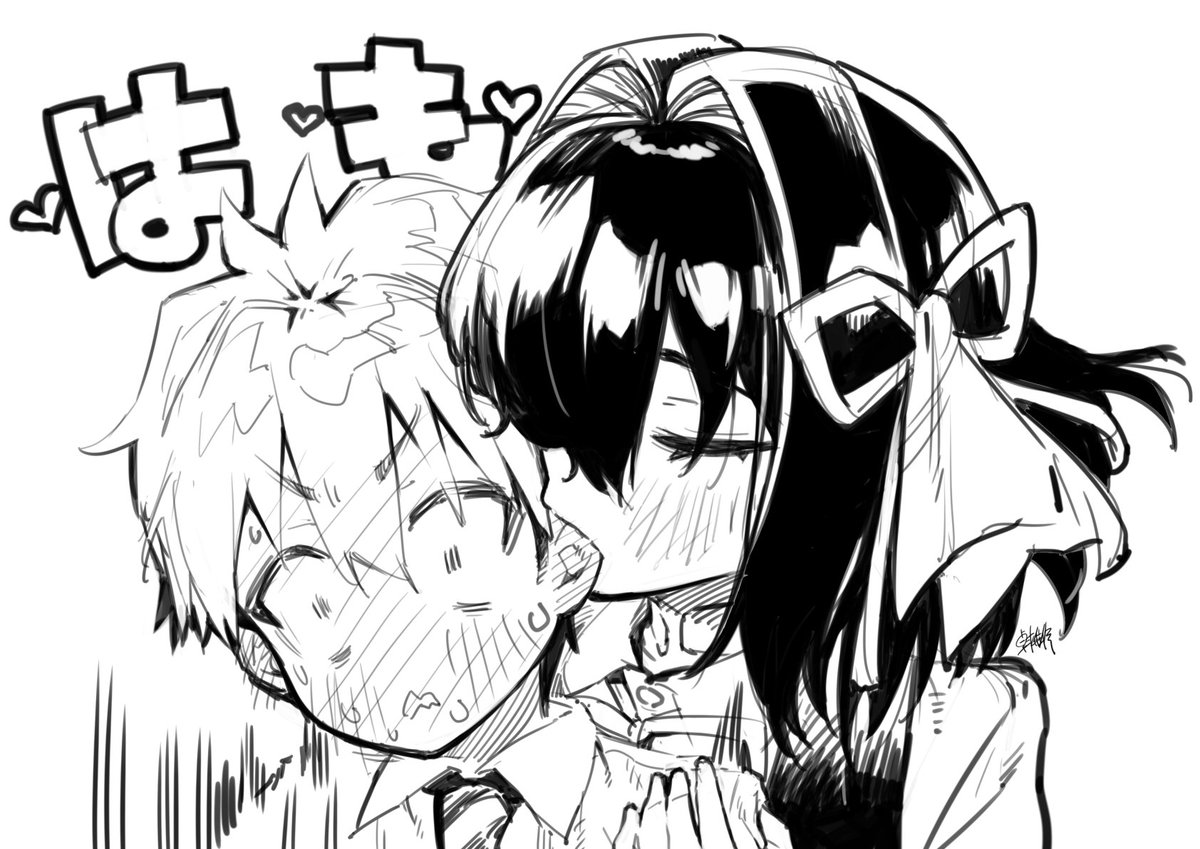 上げなおし!
チョモラン先生の『あの人の胃には僕が足りない』の満腹先輩と舟次くん! 