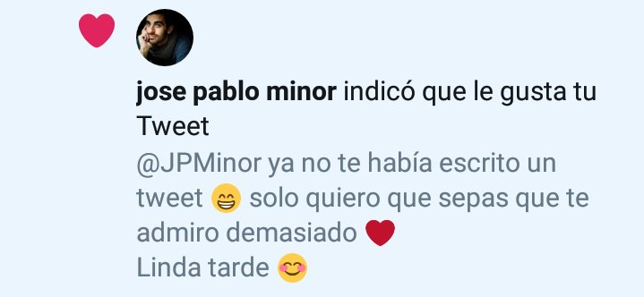 Liz_HBA's tweet photo. Esto me hizo la noche 💖😭
Gracias @JPMinor 
Sé que ya me diste muchos ❤️ tweets y RT y hasta me sigues pero se siente muy bonito  ❤️
Me sigo emocionando como cuando fue el primero  😘💖 https://t.co/WIKsCrjt1p