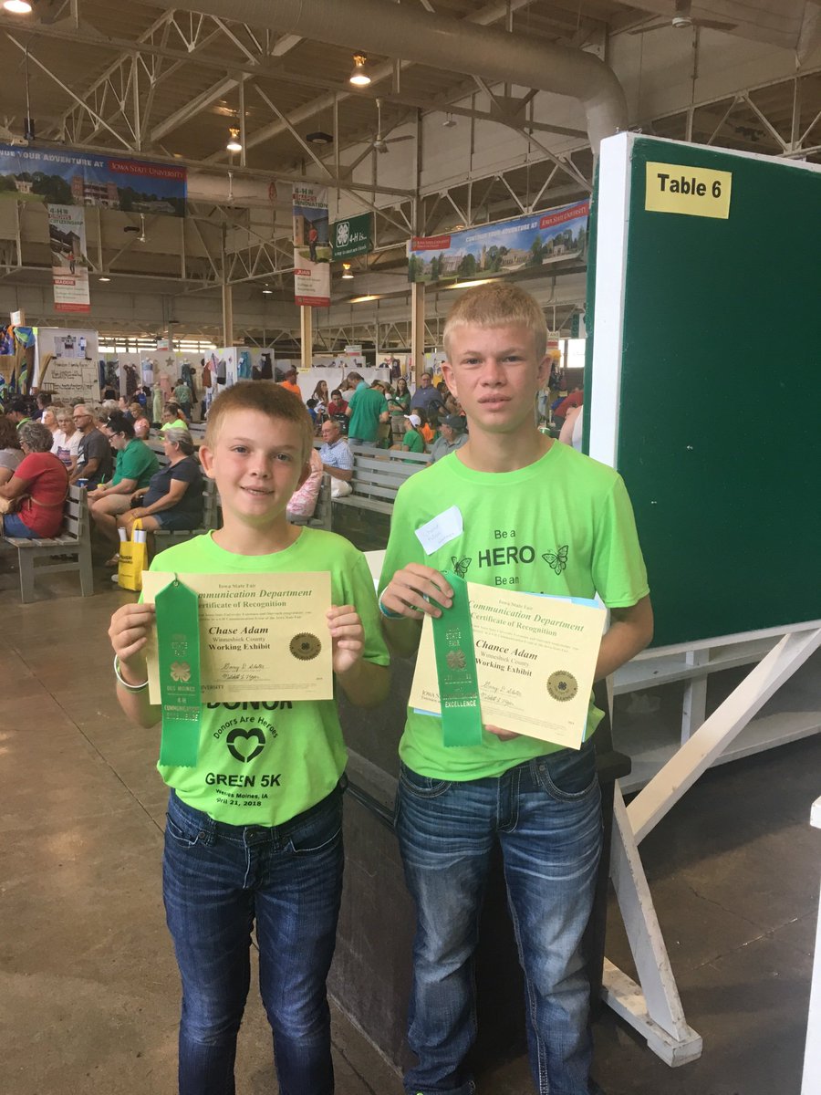 We shared the importance of organ donation at the Iowa State Fair with our working exhibit.  We received a seal of excellence.  #DonateLife <a href="/iowadonor/">Iowa Donor Network</a>