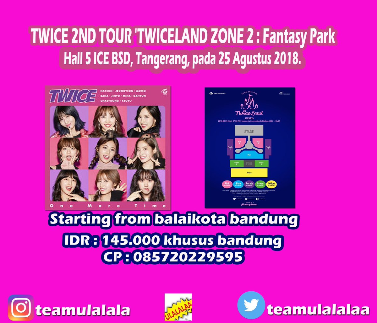 NinactionsBDG's tweet photo. Fansboy &amp; fansgrils @JYPETWICE mana suaranya?! Hadir keberangkatan dari bandung loh PP 145.000 more info @TeamUlalalaa 

#TWICE #twicelandinjakarta #TWICELANDinJKT https://t.co/9PpG8cFdoy