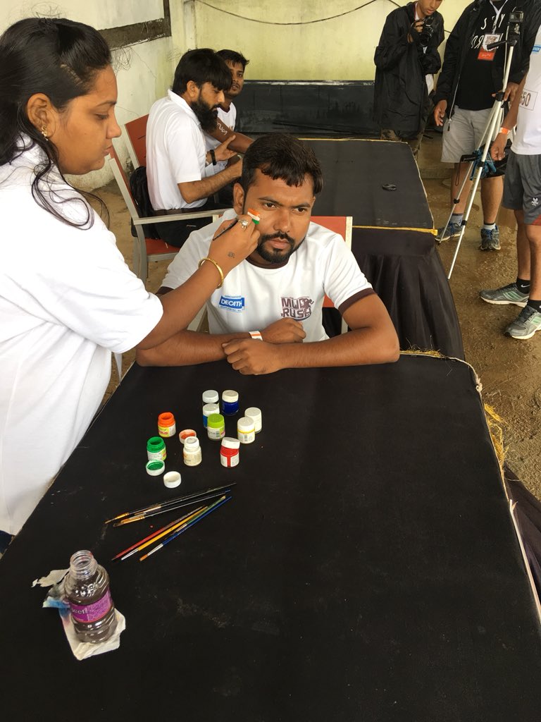 🇮🇳🇮🇳🇮🇳 #TheMudRush2018 #AdventureRunsInYou