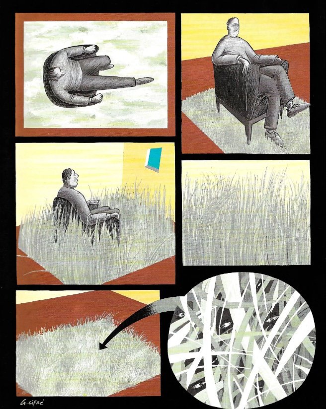 CifreiC's tweet photo. Il·lustració de Guillem Cifré per la revista el Víbora, num. 90.

#gag #ilustracion #guillemcifre #cifré #comic  #dibuixant #comicunderground #barcelona #catalunya #avui #diari #cifreicifre #illustration #guillemcifrebarrabin #graphicdesign #art #creative #surrealism #vibora https://t.co/FBDMcbzHgj