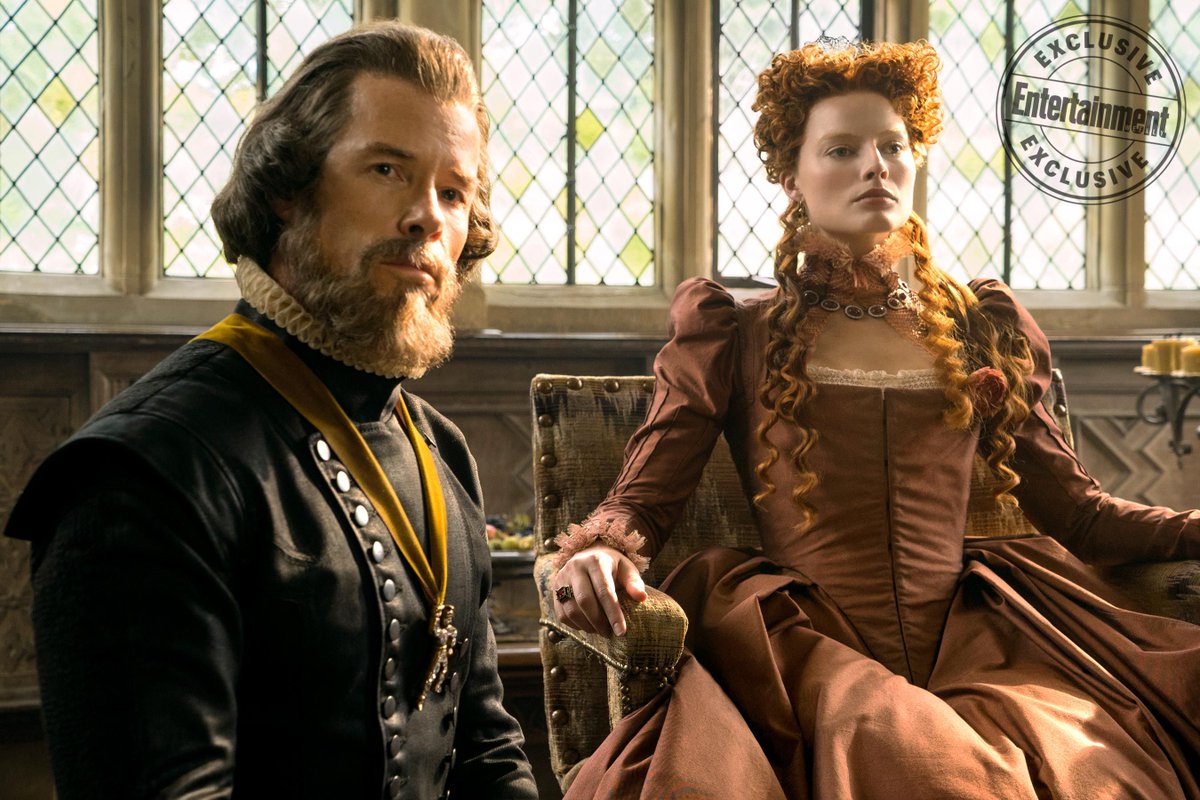 ภาพใหม่ของ #MargotRobbie จากภาพยนตร์เรื่อง Mary Queen of Scots ซึ่งมาร์โก้รับบทเป็น Queen Elizabeth I ที่ทาง EW ปล่อยมาค่ะ