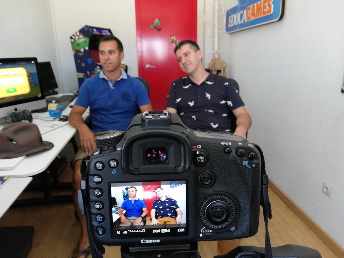 EducaGamesEN's tweet photo. Follow didactoons for updates: RT Click_the_pixel: Empezamos la entrevista de didactoons

Podéis seguirla en directo en nuestro #instagram

#videojuegos #games #indiegame https://t.co/1apzOiCLT2