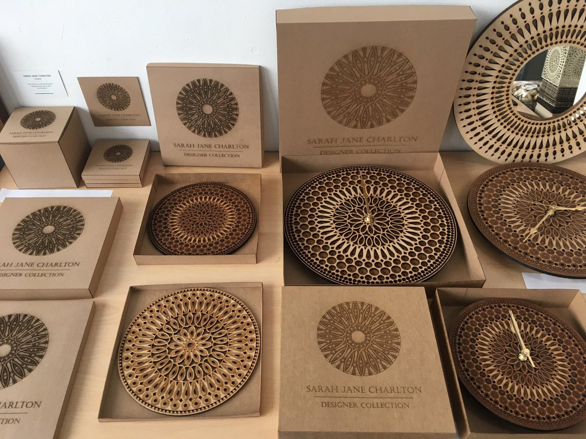 So happy with the packaging & branding I made after the degree show! 😁

#Luxury #designer #collection #limitededition #packaging #branding #lasercutart #pattern #design