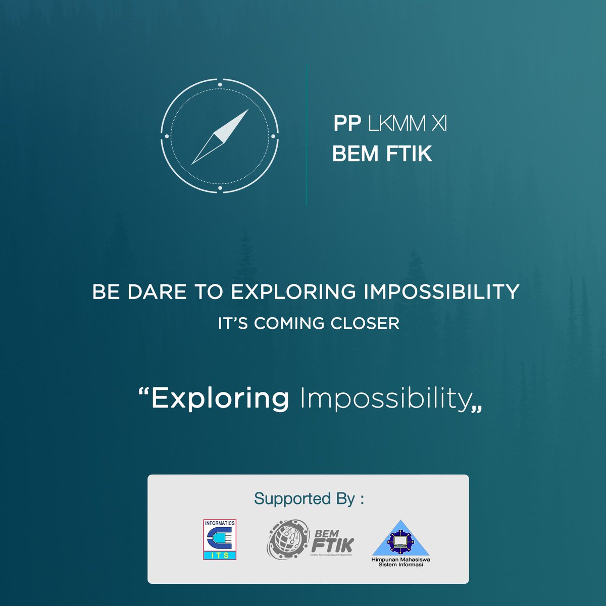 hmtc_its's tweet photo. [Apa itu PP LKMM ?]

PP LKMM XI FTIK akan hadir! 🎉

Ingin mengetahui apa itu PP LKMM dan Pemandu ?

Yuk langsung aja simak info berikut ini! 😄

Be Dare To Exploring Impossibility !

#comingsoon
#PPLKMMXIFTIK
#BEMFTIK
#ITSSurabaya https://t.co/s7tP49w4AS