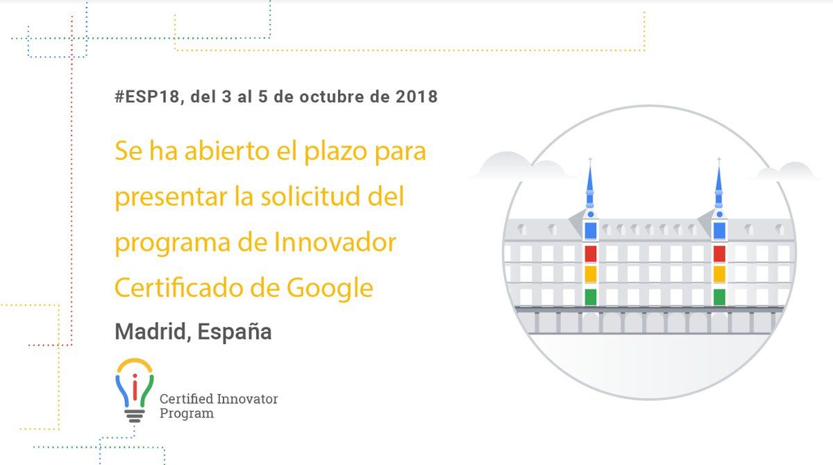 ieducando's tweet photo. ¿Te gustaría formar parte de la Academia de Innovadores de Google de #ESP18? Puedes presentar tu candidatura hasta el próximo viernes día 17 de agosto. ¡Suerte!✌️ #AcademiadeGoogle #GoogleEDU #SoyProfeGoogle #GoogleEI 

Consulta todos los requisitos en https://t.co/UhMdhiFMLt https://t.co/yBp6Fv7wH3