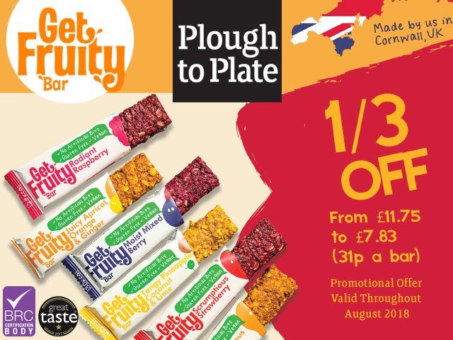 Fantastic Get Fruity Promotional Offer - valid throughout August 2018. Contact us today to place an order or to find out more #passionforfood 01326 372 304