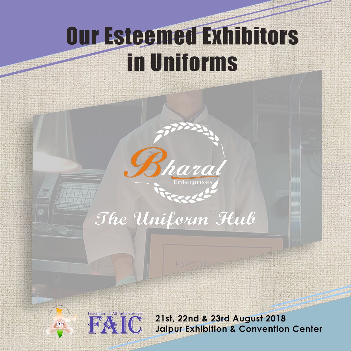 FaicIndia's tweet photo. Our Esteemed Exhibitors in Uniforms https://t.co/A4638ISLjr