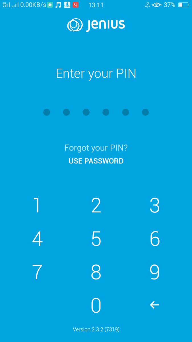lucynke's tweet photo. @JeniusConnect dan ini tampilan 6 digit angka sebagai password untuk lo masuk ke @JeniusConnect #benar2jenius https://t.co/XYjsj8AAVo