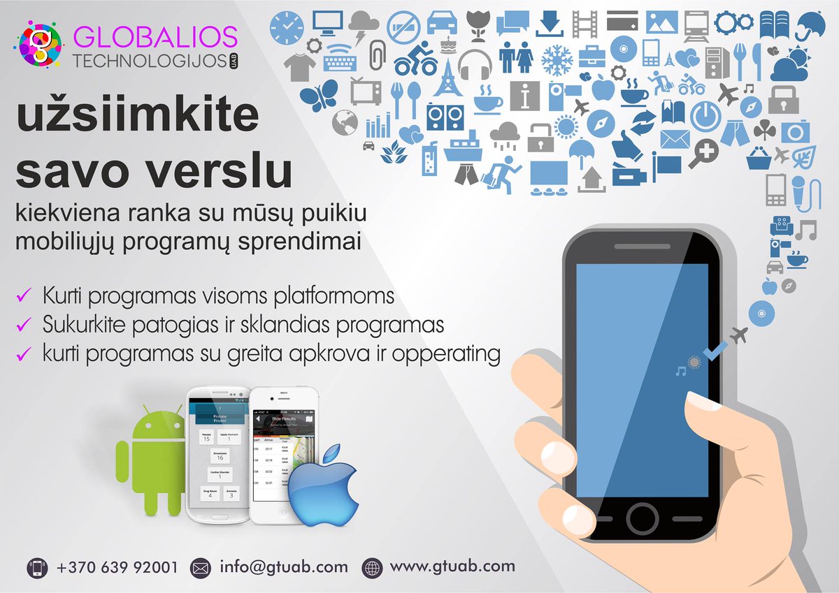 GlobaliosU's tweet image. Mobiliosios programos,kuriose viskas vykdoma!!!
#Mobileapp_Development_Companies
#Mobile_App_Development_Services
#Mobile_Application #Mobile_App_Development
#Android_App_Development
#Web_Design_and_Development
#Services #Android
Visit our site : gtuab.com
