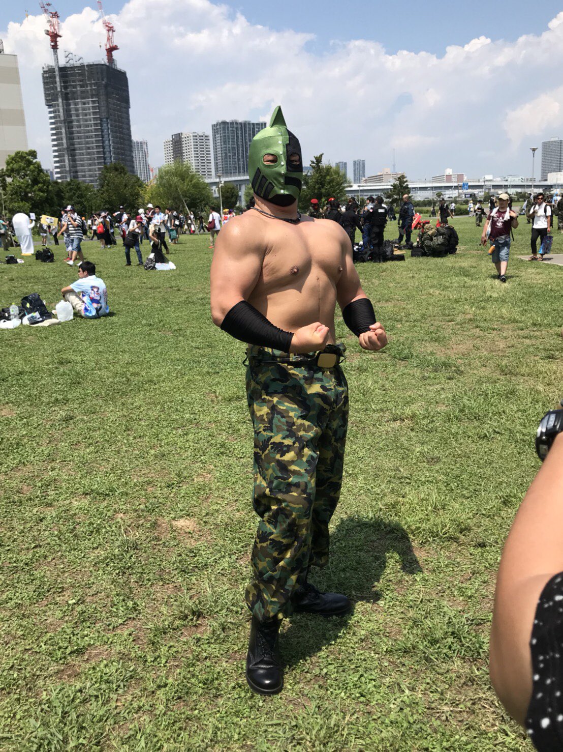 バッファローマン キン肉マンソルジャー やってきました c94 キン肉マン キン肉マンソルジャー コスプレ バッファローマン キン肉マンソルジャー やってきました c94 キン肉マン キン肉マンソルジャー コスプレ