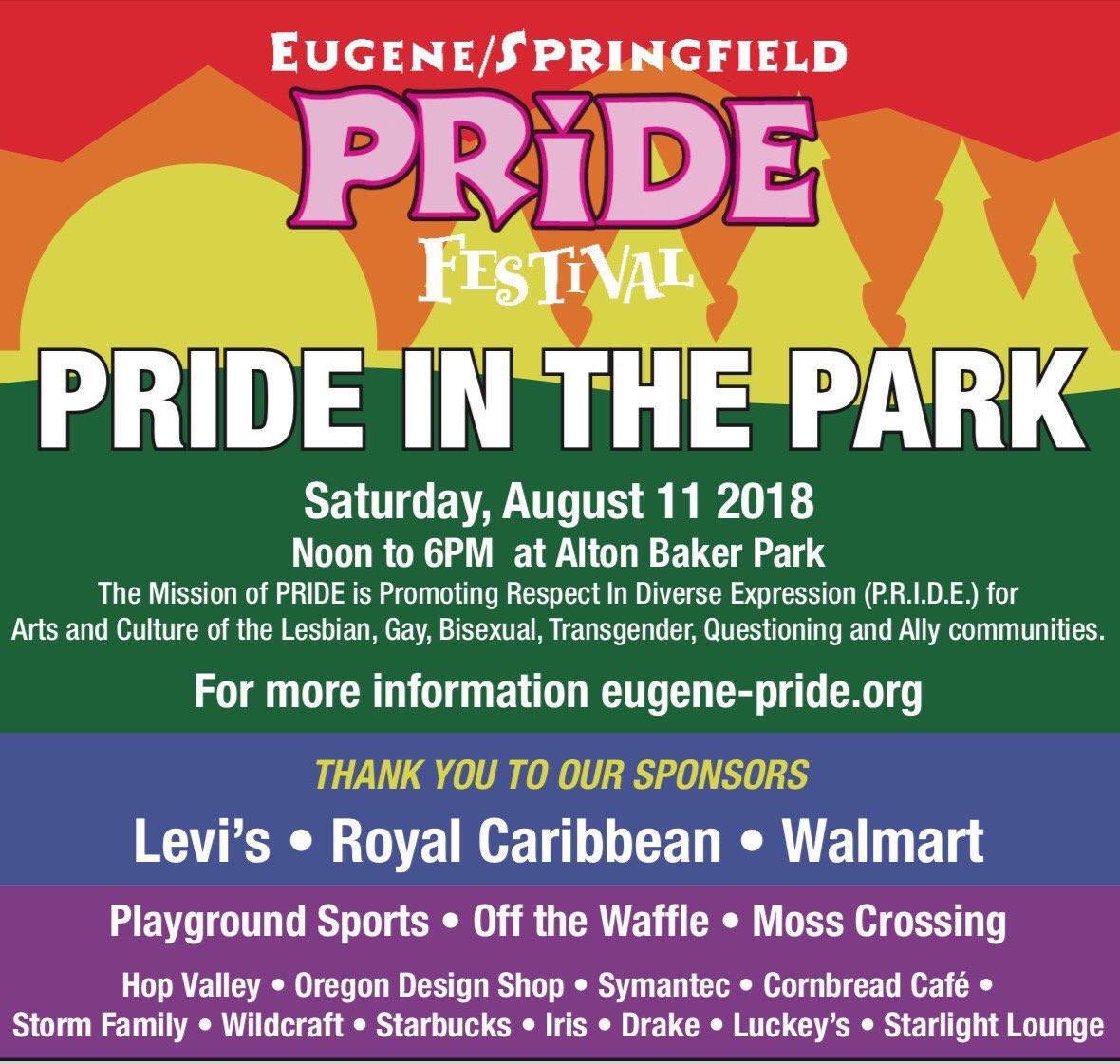 restorefumc's tweet photo. Yay @EugeneGayPride is here! #pride #eugene #oregon #pride2018 #happypride https://t.co/Ubfe3UksN8