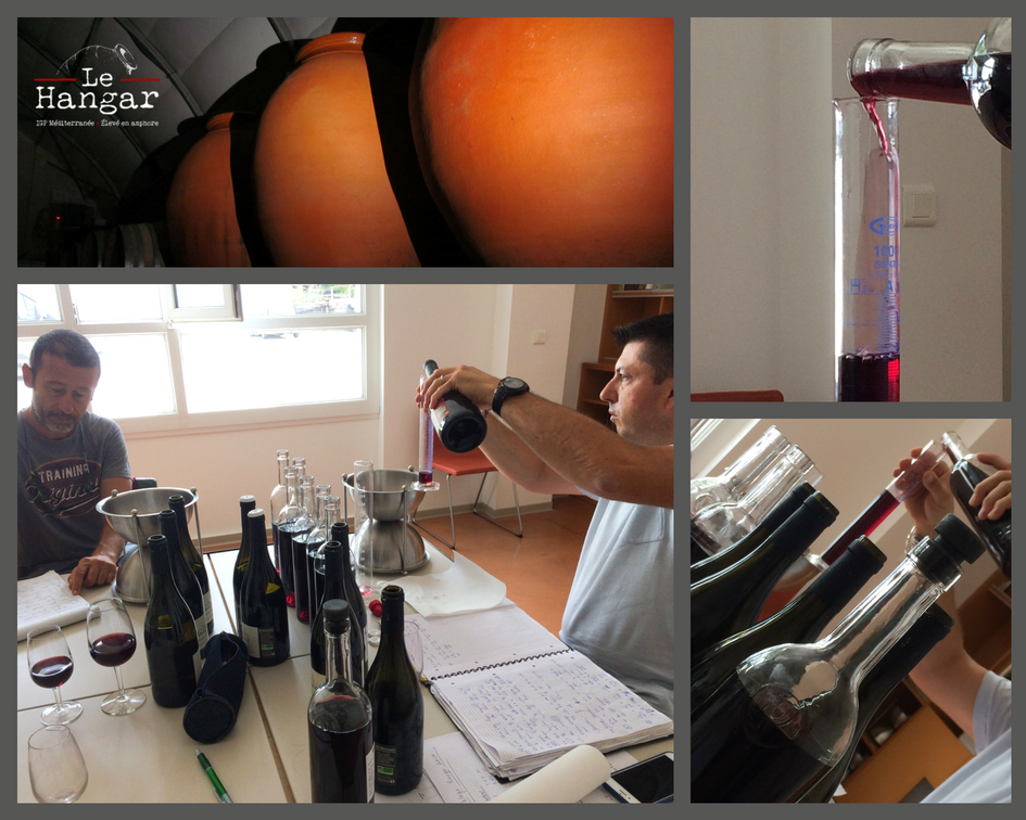 lehangarvinbio's tweet photo. Préparation des assemblages de notre millésime 2017avec Fabien notre œnologue 🍇🍷#lehangarvinbio #igpmediterranee #provence #vinbio #vinrouge #vinblanc https://t.co/QucD7618ir