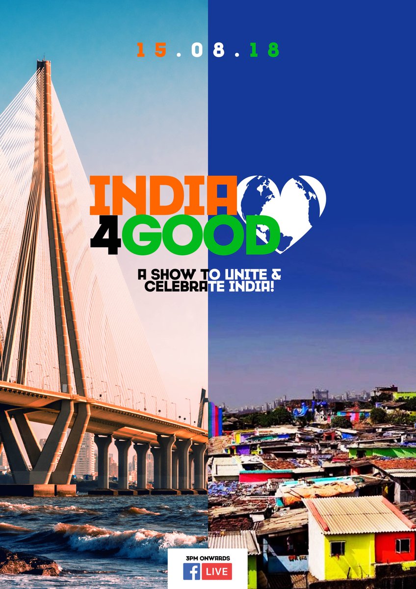 Sherpa_Land's tweet photo. #SherpUpdate
.@guestlist4good is celebrating 15th August 2018 (India's 72nd Independence day) in the most unique way! ๐ค
Join them for the #LIVE #Broadcast on 15th #August (3 PM ONWARDS) on their #FB page - https://t.co/HIv0URcDkj
@ShailendraS7 | #Guestlist4Good | #India4Good https://t.co/FiTm2jCzbt