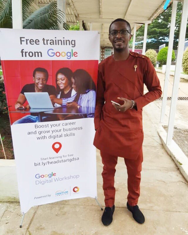 foluadeyeye's tweet photo. Hello Ibadan! #ComeOnline with #GoogleDigitalSkills4Africa. Start learning for free: https://t.co/hpcZ4Jm3QC
#madeinheadstart #theheadstartcompany #digitalskills4africa #centumlearning #headstartdigital #TooManyHashTags https://t.co/pQrFxJn0Zv