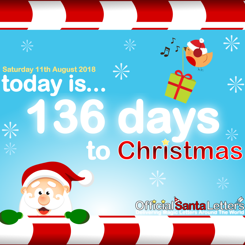 Hello ho ho! and good day to all of my wonderful followers!
I've been away enjoying my spring/summer holiday, but now I'M BACK and ready to start your daily countdown!

Today is...
🎅✨🎅✨🎅✨🎅
136 days to Christmas
🎅✨🎅✨🎅✨🎅
#ChristmasCountdown