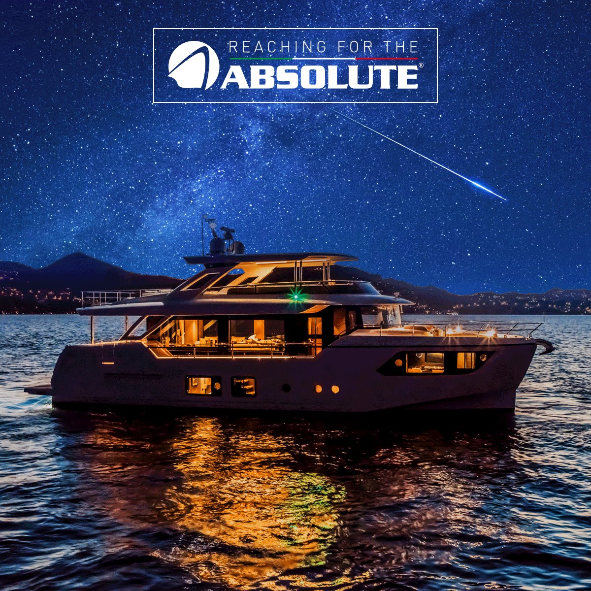 AbsoluteYachtHK's tweet image. Enjoy your own show of shooting stars from a dream point of view. 
The most express wish will be to find yourself aboard a #Navetta73! 

#AbsoluteYachts #ReachingForTheAbsolute #DreamComeTrue #ShootingStar #Dreamer