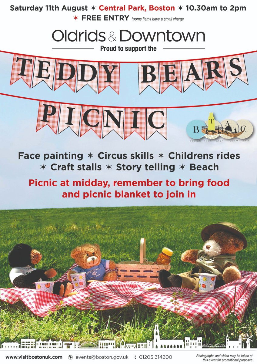 Bostonboro's tweet photo. Isaac Bear is in the Park along with @LincsMiniPolice - come and join in the Teddy's Bears Picnic, bring your picnic for 12noon.
@oldridsdowntown #visitbostonuk #eventsinboston https://t.co/x2YOot0sI9