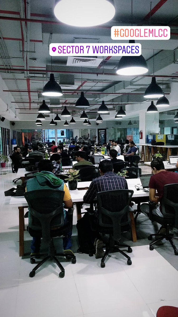 asksumedh's tweet image. An amzing start to Saturday morning with Google MLCC session at @sector7spaces @GoogleDevsIN @TensorFlow @GoogleIndia #GoogleMLCC @