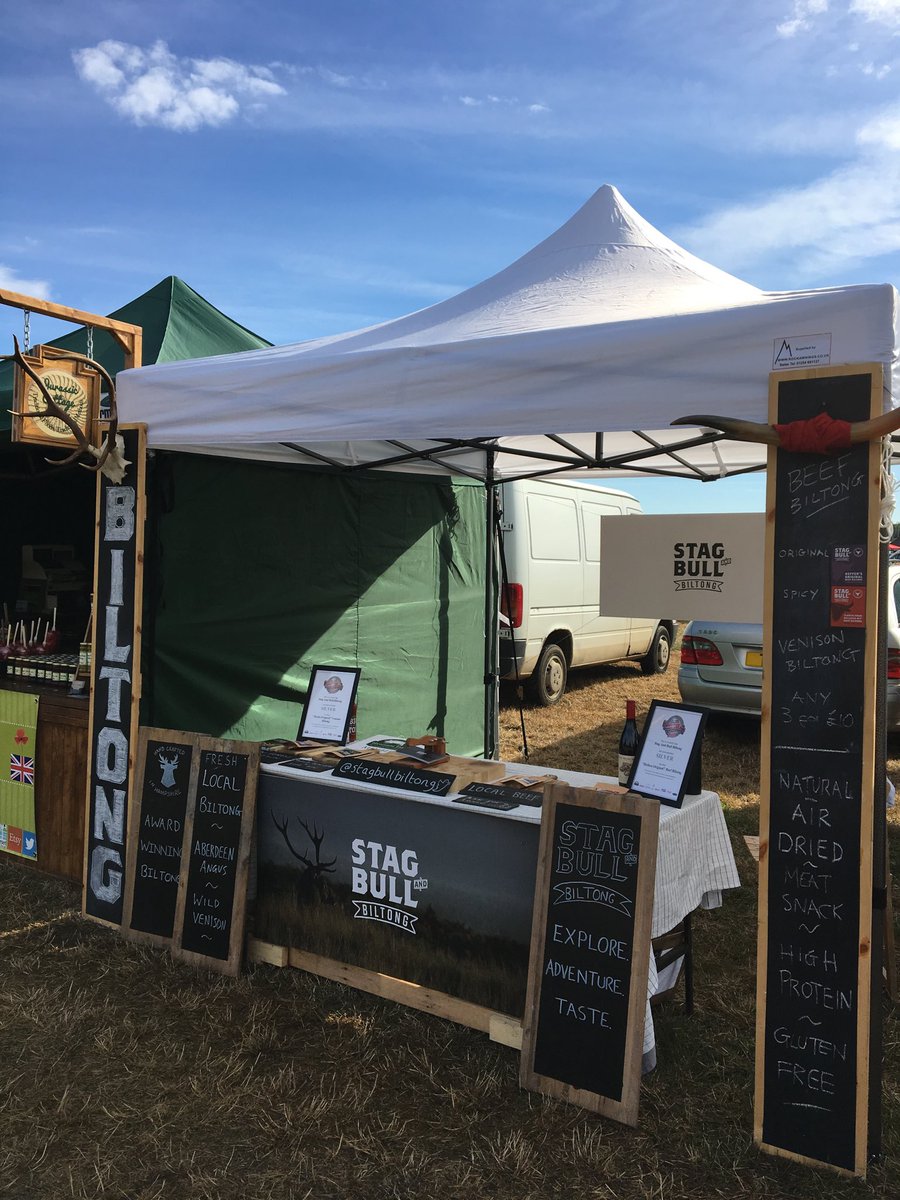 stagbullbiltong's tweet photo. We’re at #ellinghamshow today. Come and say ‘hi’ and try our award winning #local #NewForest #biltong. We’re opposite the Ring 6 https://t.co/gGCckmvvVL