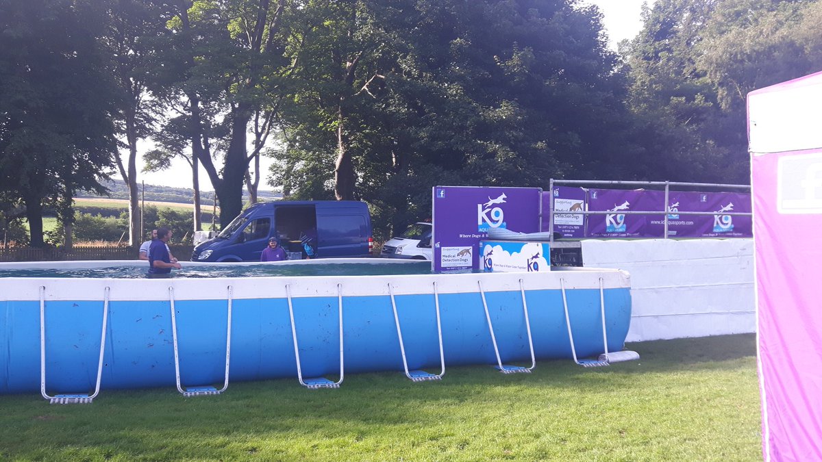JohnstoneRowena's tweet photo. Dogs are going to have fun today! #dogsplash #culzeancastle @SaintsSledDogs https://t.co/W14cletgmI