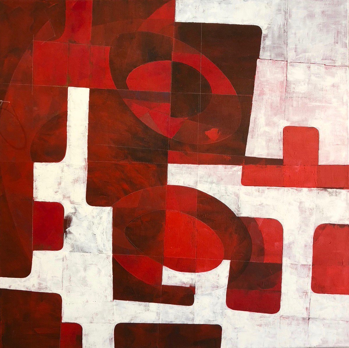 ThompsonSpare's tweet image. New work on show in the gallery including Glacial - 100 x 100 cms, Acrylic on Canvas